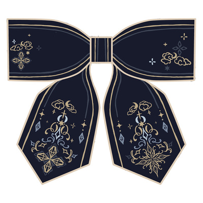 JK小物定位金线提花织金领结