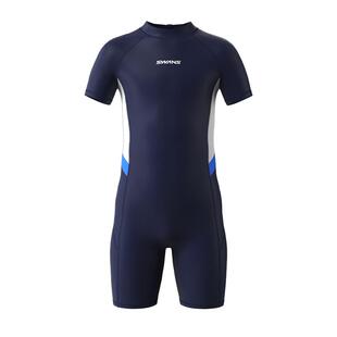 swans儿童泳衣男孩分体速干专业防晒2025新中大童男童青少年游泳