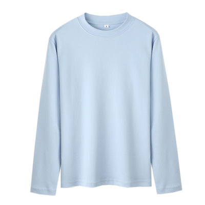 2025春秋新款100%纯棉长袖T恤