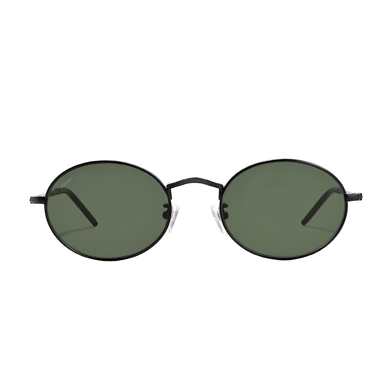 【商家自播】Fakeme 刘亦菲同款绿渐进β钛椭圆框墨镜太阳镜 B33T