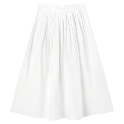 THESOONG中腰棉麻半身裙