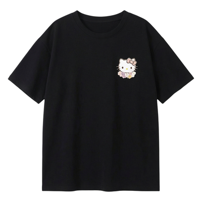 女童甜美HelloKitty纯棉短袖T恤