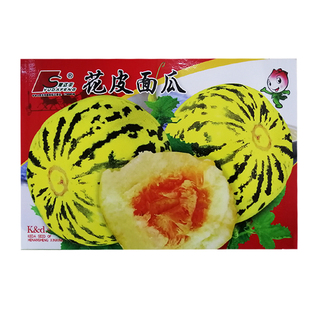 老品种面瓜种籽黄皮黑皮花皮面瓜种子露地生吃甜瓜种籽香瓜四季播