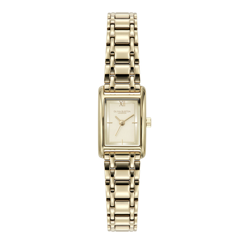 OLIVIABURTON复古浅金色小方表