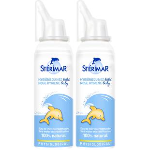 【自营】舒德尔玛小海豚sterimar鼻喷100ml全家清洁洗鼻*2瓶鼻腔