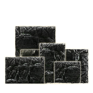 CM爬箱专用背景板3D立体背景墙爬箱生态造景水族缸玻璃缸雨淋造景