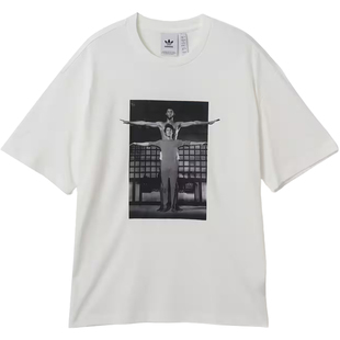 阿迪达斯BRUCE LEE TEE x Adidas联名休闲男女短袖T恤JZ7907