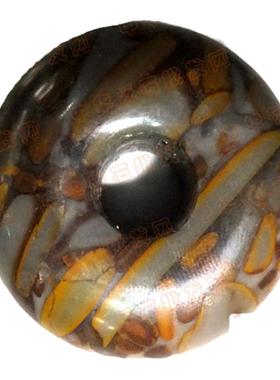 天然瑰宝 正品包邮 五彩女娲石聚财坠 平安坠 刮痧 按摩多用