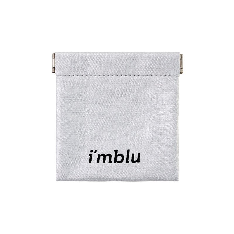 imblu杜邦纸夹片收纳袋耳机包化妆包零钱袋钥匙包