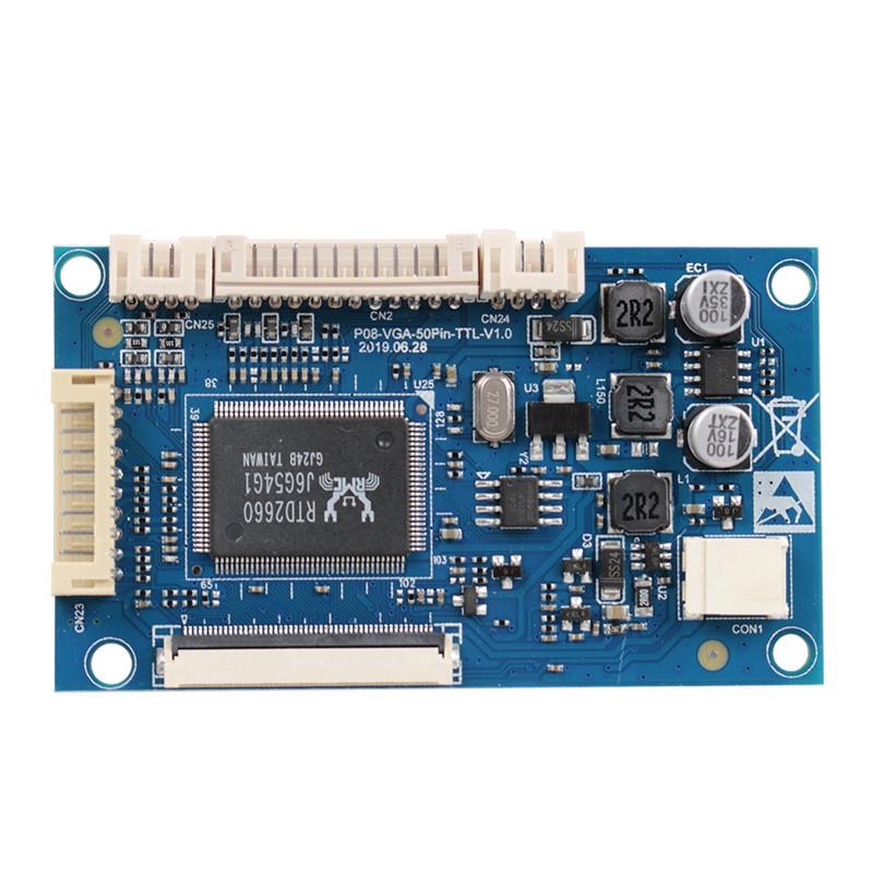 适用6.5寸 7寸 8寸9寸液晶屏电脑VGA AV驱动板通用接口50pin套件