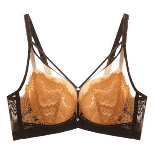 奥维丝丽内衣女爆款小胸聚拢上托厚款软钢圈调整型收副乳文胸