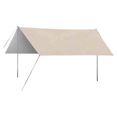 户外黑胶防晒防雨天幕一体帐篷