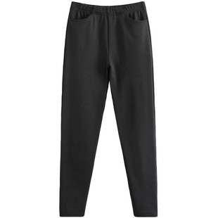 光泽打底裤光泽裤女加绒外穿光滑光面牛奶丝薄绒秋裤大码加厚秋冬