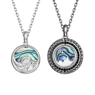 Since You海誓山盟情侣项链一对纯银轻奢锁骨链女潮酷山海配饰男