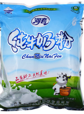 河套纯牛奶粉无蔗糖全脂高钙原味