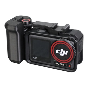 大疆Action45pro磁吸手柄运动相机拓展握把街拍自拍便携快门配件
