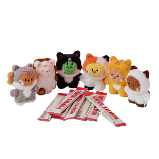 LINE FRIENDS 连我朋友 minini 猫咪系列毛绒钥匙扣MBTI周边包挂