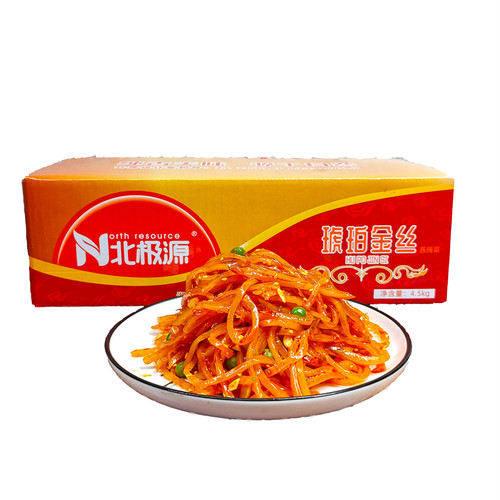 北极源琥珀金丝酱菜商用整箱香辣芥菜丝咸菜自制爽口即食五仁金丝