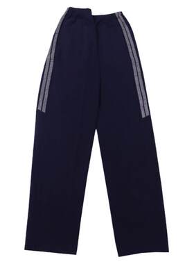 学生抽绳校服裤子加大加绒可定做