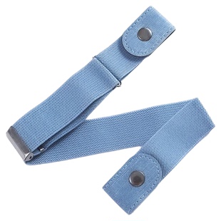 女款隐形皮带女牛仔裤百搭学生简约裤带弹力带扣懒人皮带松紧腰带