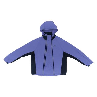 AnKoRau安高若拼接工装带帽外套