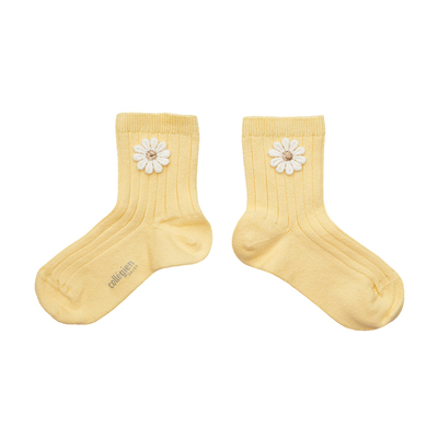 collegien春夏小雏菊女童短袜