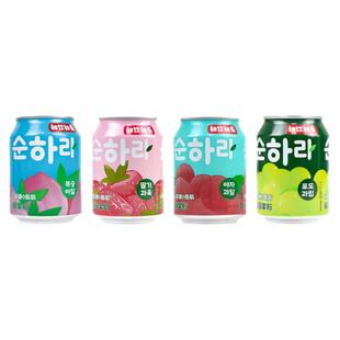 初饮初乐果肉复合果汁饮品238ml罐装草莓葡萄复合荔枝饮料口味