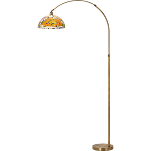 意式极简轻奢钓鱼落地灯客厅沙发旁边复古现代卧室艺术台灯设计感