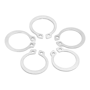 304-316不锈钢: 轴卡A型外卡轴用卡簧轴承卡环弹性挡圈卡C型GB894