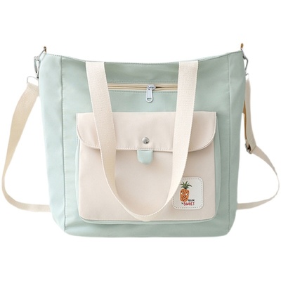 AH.AM托特包撞色中休闲单肩百搭