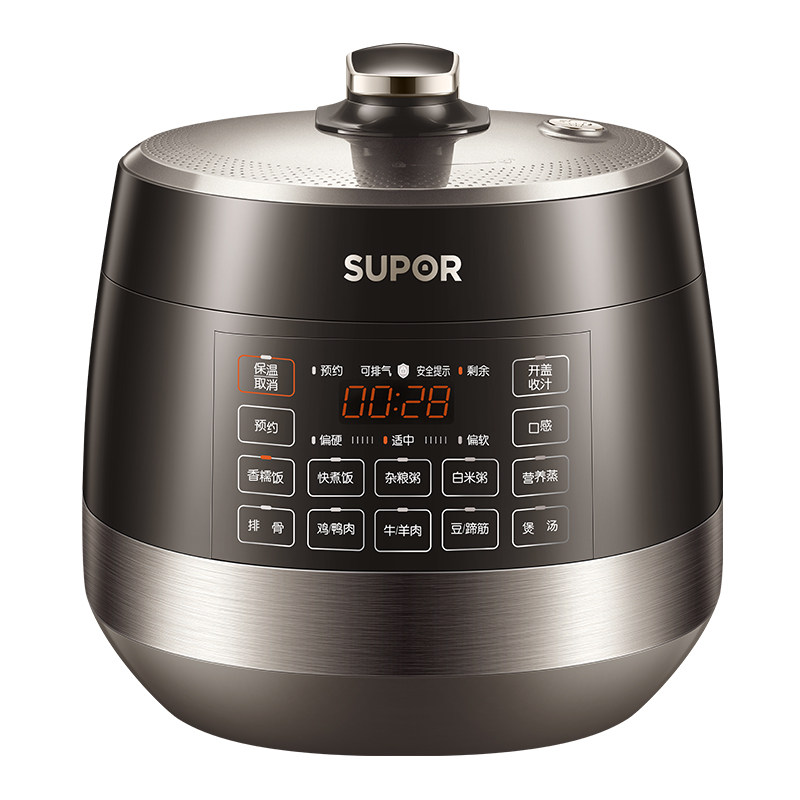 苏泊尔电压力锅5L双内胆0涂层6升