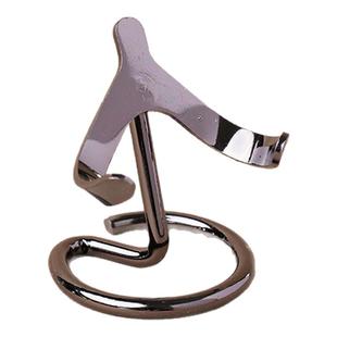 爱心水晶展示原石矿标心形水晶簇矿石化石标本收纳金属底座支架子