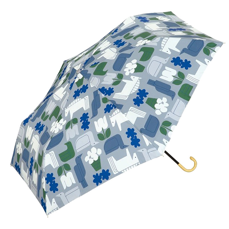 wpc晴雨伞三折轻量抗风拒水雨伞
