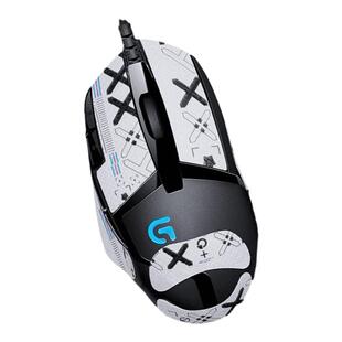 适用罗技G402鼠标防滑贴纸全包吸防汗贴纸背贴脚贴侧边键贴保护贴