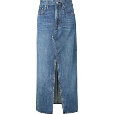 RAG & BONE春夏女士印花莱赛尔中长半身裙