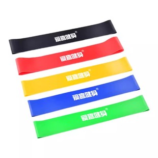 爱喜健身瑜伽弹力带练臀阻力带女士翘臀拉力带开肩美背神器弹力圈