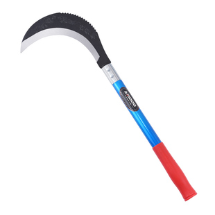 锰钢镰刀砍割两用农用除草神器户外收割玉米秆割草专用刀长柄折叠