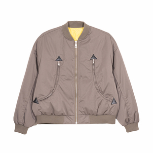 Holocene美式潮牌复古立领羽绒服男冬季保暖宽松休闲90白鸭绒外套