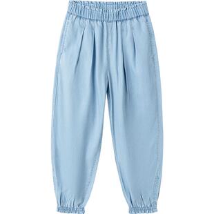 【商场同款】巴拉巴拉女童牛仔裤中大童裤子夏季新款童装宝宝长裤