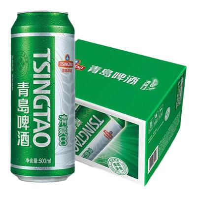 青岛啤酒清爽8度500ml*12听