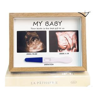 宝宝四维照片定制相框孕期NT B超彩超图打印婴儿记录摆台纪念相册