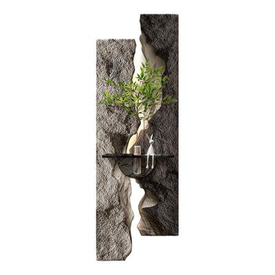 轻奢高级感水培绿植玄关装