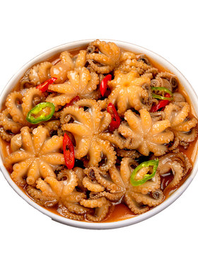 麻辣八爪鱼小吃零食海鲜