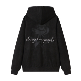 Dangerouspeople薛之谦dsp刺绣字体玫瑰印花秋季潮牌卫衣长裤套装