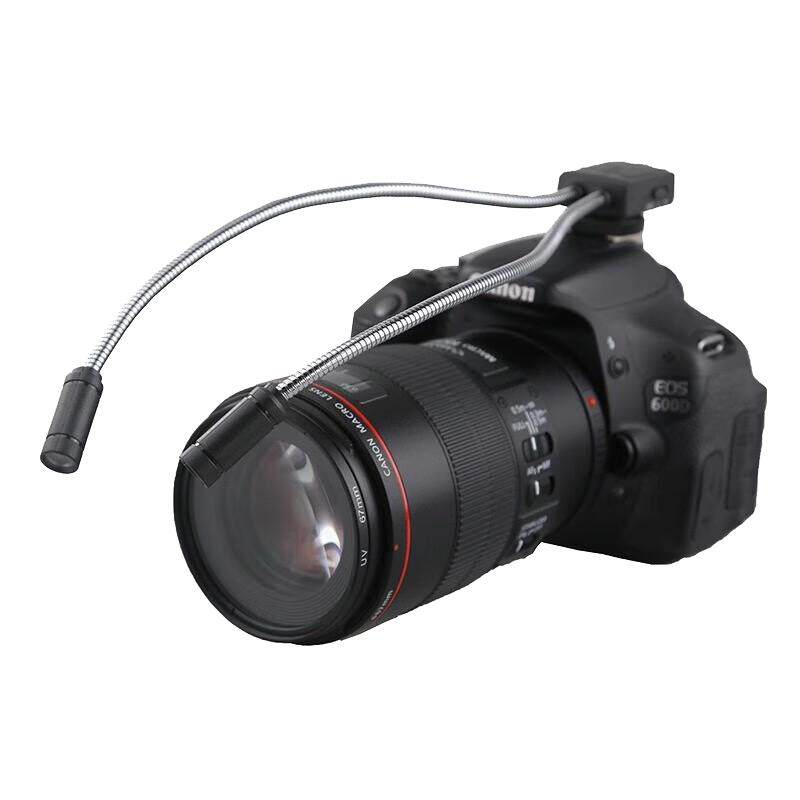 JJC微距摄影灯LED补光灯适用于佳能R62 R5尼康Z6ii Z30富士XT4 XS10 XT5索尼A7C A7R4a A7R5微单反相机闪光灯