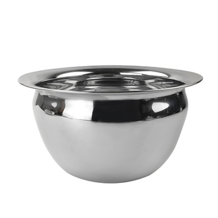 不锈钢油盆大号可配漏勺加厚套装调料盆可加热汤盆油鼓缸子