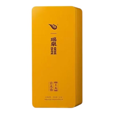瑞泉茶叶工夫系列岩水仙铁盒装15泡武夷岩茶丛香礼盒125g手提齐全