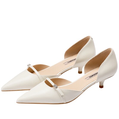 73hours法式不累脚尖头高跟鞋