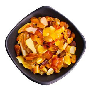 天然蜜蜡琥珀原石金珀血泊原矿碎料七宝石供曼扎装藏用品装枕头料