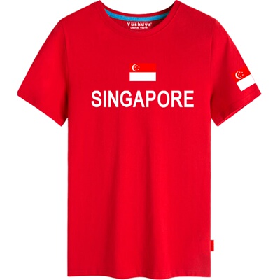 新加坡体育半截袖衣服